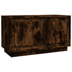 Mobile Porta TV Rovere Fumo 80x35x45 cm in Legno Multistrato