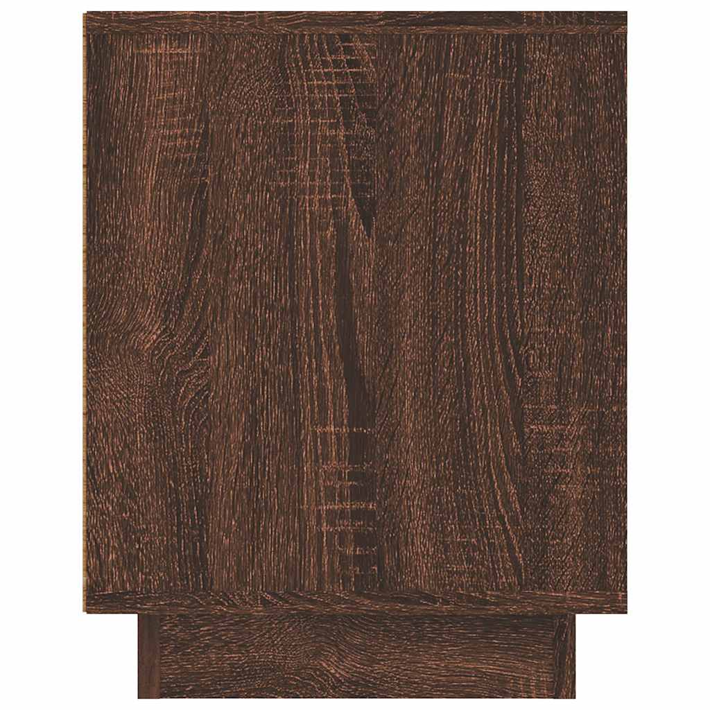 Mobile Porta TV Rovere Marrone 80x35x45 cm in Legno Multistrato