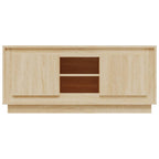 Mobile Porta TV Rovere Sonoma 102x35x45 cm in Legno Multistrato