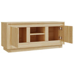 Mobile Porta TV Rovere Sonoma 102x35x45 cm in Legno Multistrato