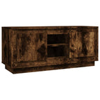 Mobile TV Rovere Fumo 102x35x45 cm in Legno Multistrato