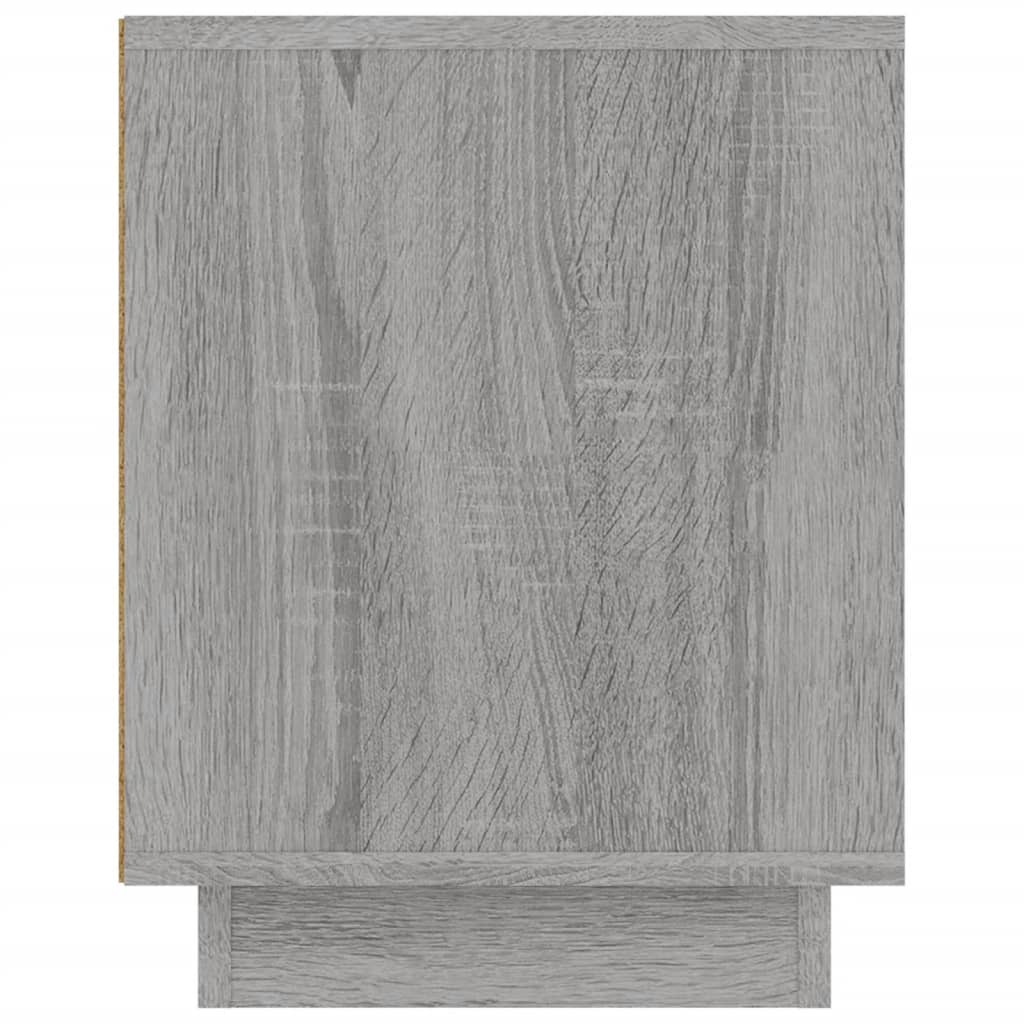 Mobile TV Grigio Sonoma 102x35x45 cm in Legno Multistrato
