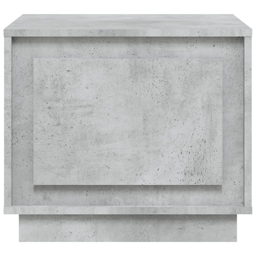 Tavolino da Salotto Grigio Cemento 51x50x44cm Legno Multistrato