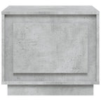Tavolino da Salotto Grigio Cemento 51x50x44cm Legno Multistrato