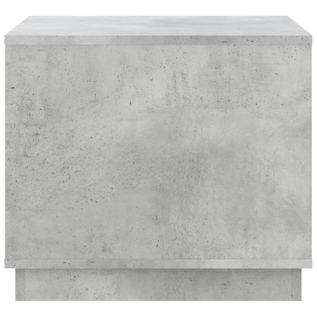 Tavolino da Salotto Grigio Cemento 51x50x44cm Legno Multistrato