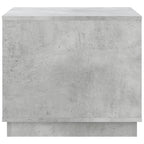 Tavolino da Salotto Grigio Cemento 51x50x44cm Legno Multistrato