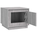 Tavolino da Salotto Grigio Sonoma 51x50x44 cm Legno Multistrato