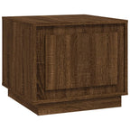 Tavolino da Salotto Rovere Marrone 51x50x44cm Legno Multistrato