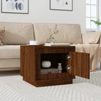 Tavolino da Salotto Rovere Marrone 51x50x44cm Legno Multistrato