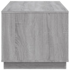 Tavolino da Salotto Grigio Sonoma 102x50x44cm Legno Multistrato