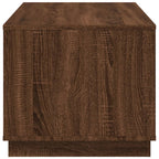 Tavolino Salotto Rovere Marrone 102x50x44 cm Legno Multistrato
