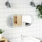 Specchio da Bagno LED 90x40 cm Ovale