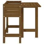 Fioriera da Giardino Piano Pieghevole Ambra Legno Massello Pino