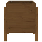 Fioriera da Giardino Ambra 62x50x57 cm Legno Massello di Pino