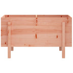 Fioriera Rialzata Giardino 101x50x57 cm Legno Massello Douglas