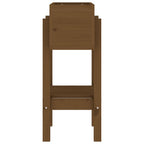 Fioriera da Giardino Ambra 62x30x69 cm Legno Massello di Pino