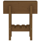 Fioriera da Giardino Ambra 62x30x69 cm Legno Massello di Pino