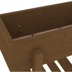 Fioriera da Giardino Ambra 62x30x69 cm Legno Massello di Pino