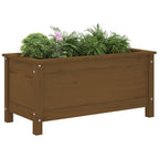 Fioriera da Giardino Ambra 82,5x40x39 cm Legno Massello di Pino