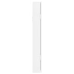 Armadio Portagioie con Specchio a Muro Bianco 30x8,5x67 cm
