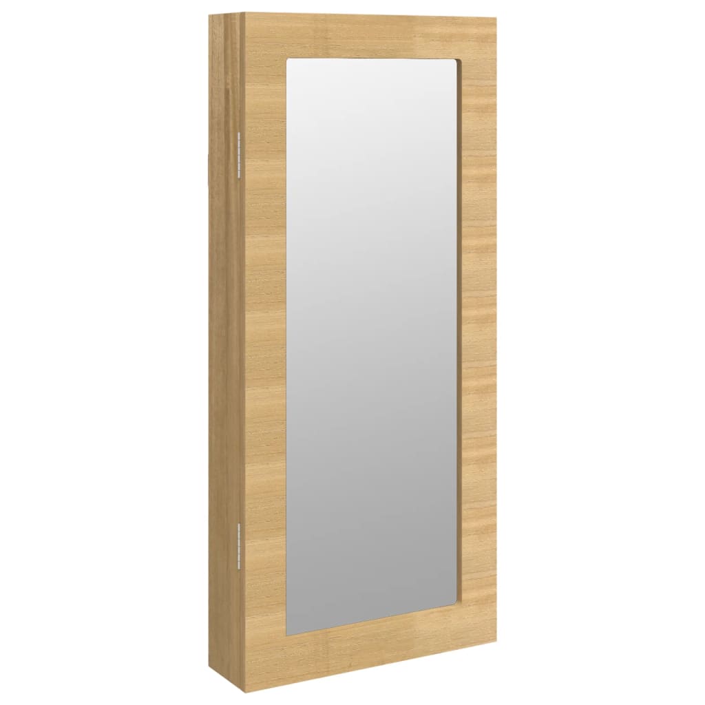 Armadio Portagioie con Specchio a Muro 30x8,5x67 cm