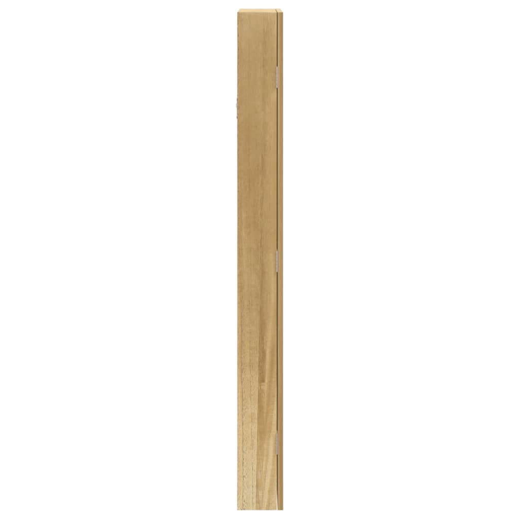 Armadio Portagioie con Specchio a Muro 37,5x10x106 cm