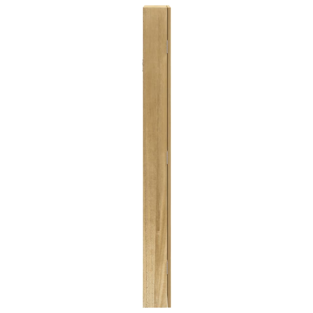Armadio Portagioie con Specchio a Muro 37,5x10x106 cm