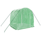 Serra con Telaio in Acciaio Verde 4 m² 2x2x2 m