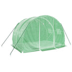 Serra con Telaio in Acciaio Verde 6 m² 3x2x2 m