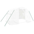 Serra con Telaio in Acciaio Bianco 6 m² 3x2x2 m