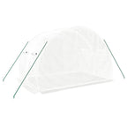Serra con Telaio in Acciaio Bianco 6 m² 3x2x2 m