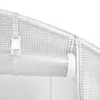 Serra con Telaio in Acciaio Bianco 6 m² 3x2x2 m