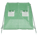 Serra con Telaio in Acciaio Verde 8 m² 4x2x2 m
