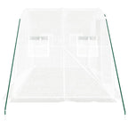 Serra con Telaio in Acciaio Bianco 8 m² 4x2x2 m