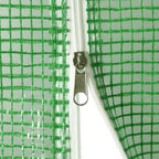 Serra con Telaio in Acciaio Verde 10 m² 5x2x2,3 m