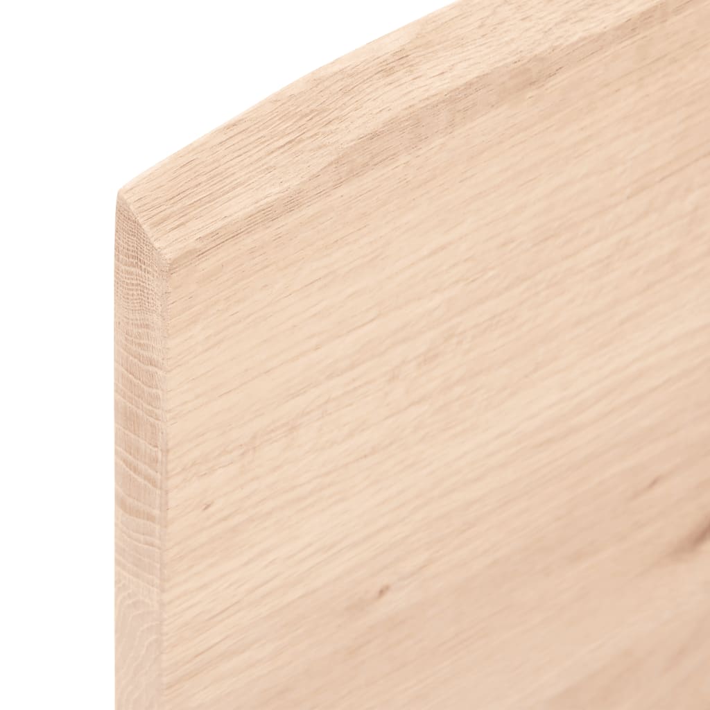 Ripiano a Parete 40x30x2 cm Legno Massello Rovere Non Trattato