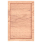 Ripiano Muro Marrone 40x60x(2-6) cm Massello Rovere Trattato