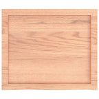Ripiano Muro Marrone 60x50x(2-6) cm Massello Rovere Trattato