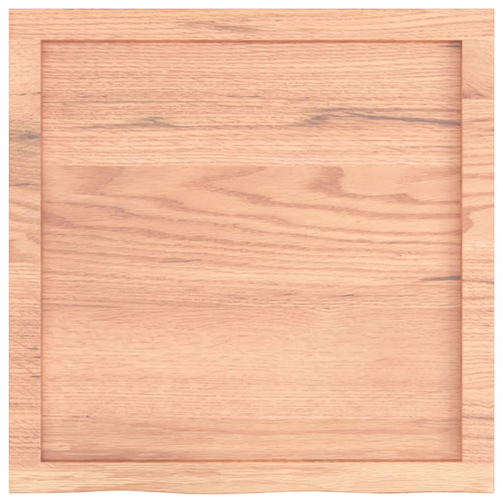 Ripiano Muro Marrone 60x60x(2-6) cm Massello Rovere Trattato
