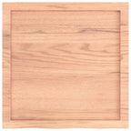 Ripiano Muro Marrone 60x60x(2-6) cm Massello Rovere Trattato