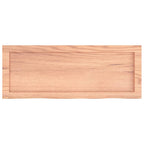 Ripiano Muro Marrone 80x30x(2-4) cm Massello Rovere Trattato