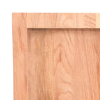 Ripiano Muro Marrone 80x40x(2-6) cm Massello Rovere Trattato