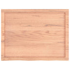 Ripiano Muro Marrone 80x60x(2-6) cm Massello Rovere Trattato