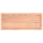 Ripiano Muro Marrone 100x40x(2-6) cm Massello Rovere Trattato