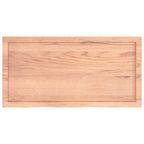 Ripiano Muro Marrone 100x50x(2-6) cm Massello Rovere Trattato