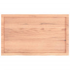 Ripiano Muro Marrone 100x60x(2-4) cm Massello Rovere Trattato
