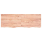Ripiano Muro Marrone 120x40x(2-4) cm Massello Rovere Trattato