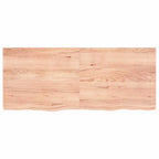Ripiano Muro Marrone 120x50x(2-4) cm Massello Rovere Trattato