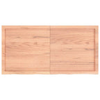Ripiano Muro Marrone 120x60x(2-4) cm Massello Rovere Trattato