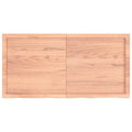 Ripiano Muro Marrone 120x60x(2-6) cm Massello Rovere Trattato
